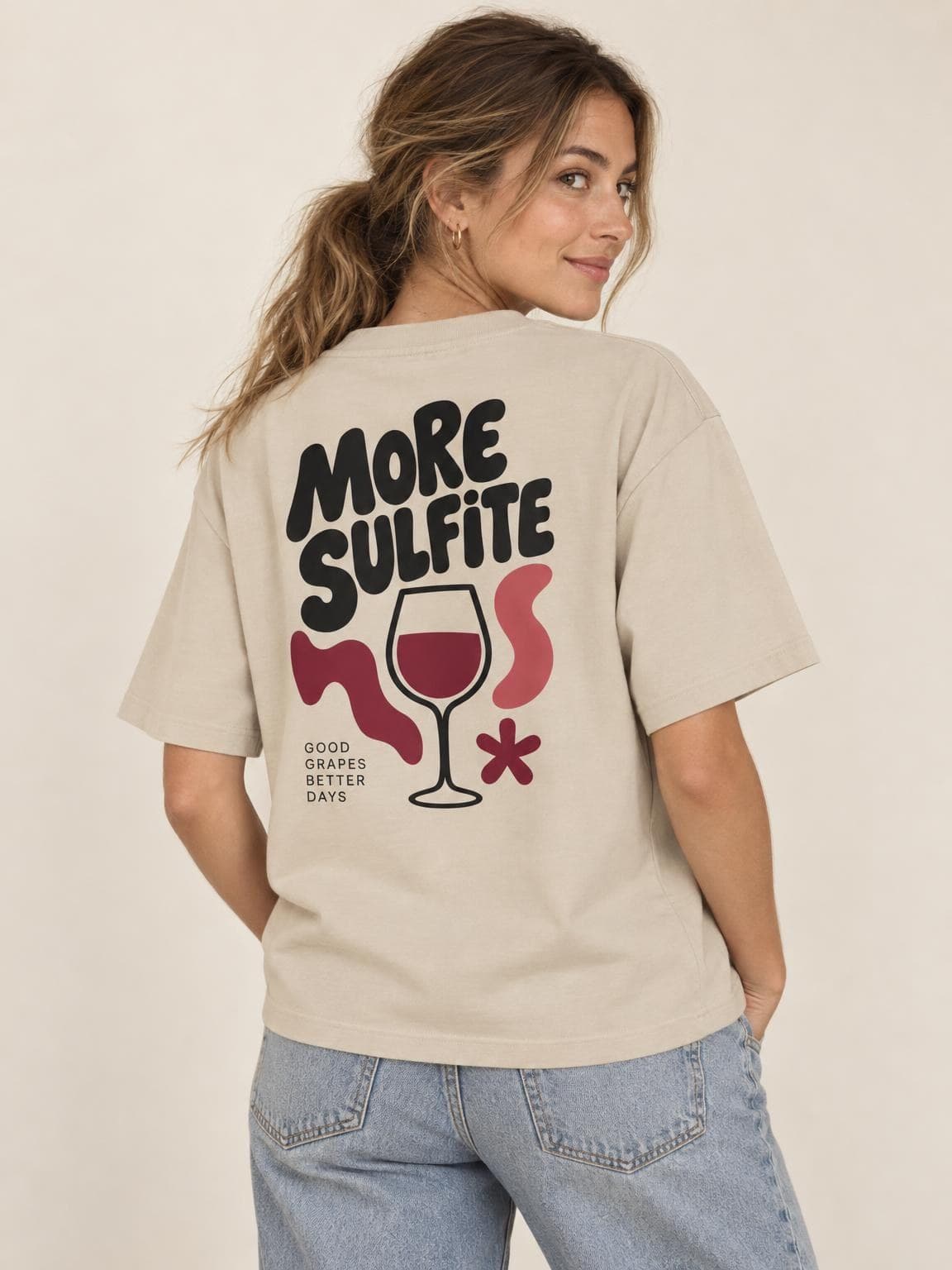 More Sulfite, porté de dos